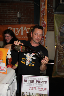 We were lucky enough to be standing in front of Sly Fox when they were announced them as winners of The Inquirer's New Beer catagory with their Nihilist Russian Imperial Stout. Pour some!